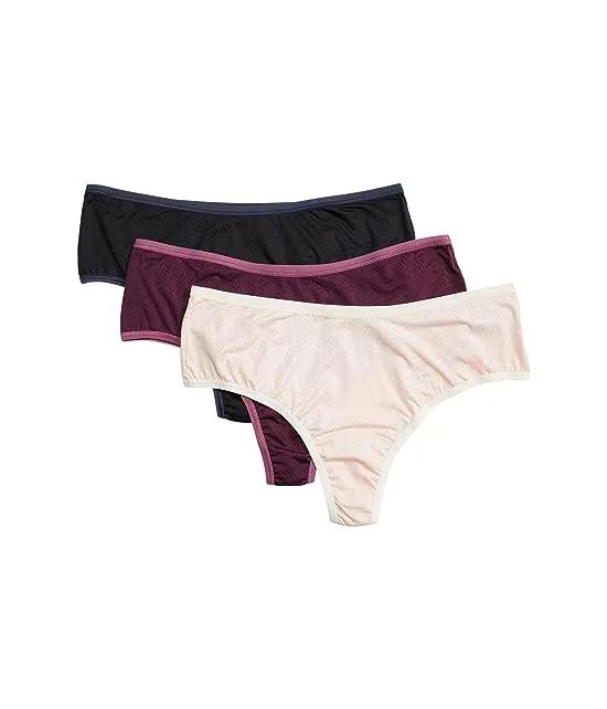 Movecalm High-Rise Thong 3-Pack