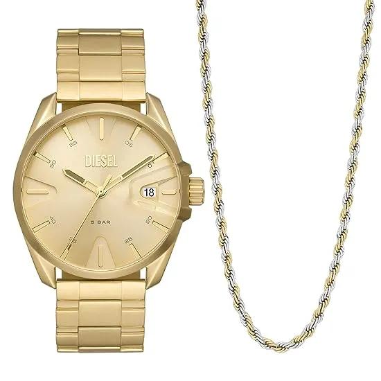 MS9 Three Hand Date Stainless Steel Watch - DZ2163SET