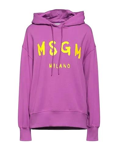 MSGM | Fuchsia Women‘s Hooded Sweatshirt