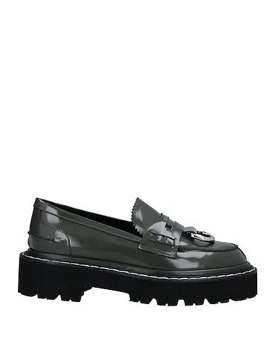 MSGM | Military green Women‘s Loafers