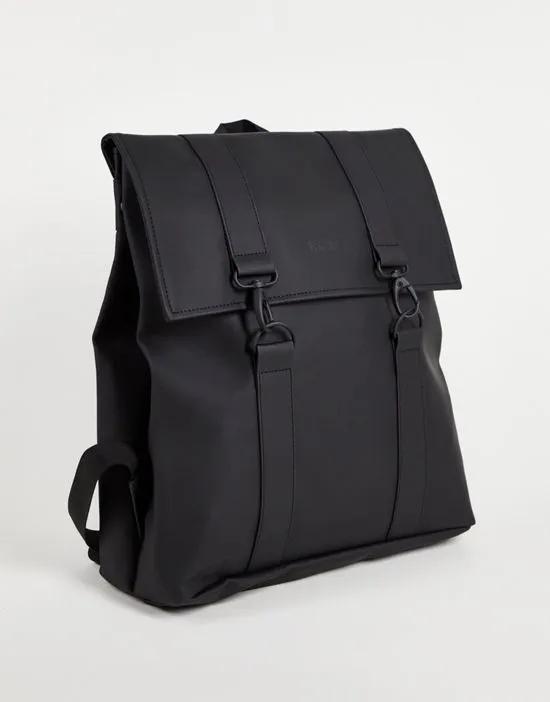 MSN unisex waterproof backpack in black