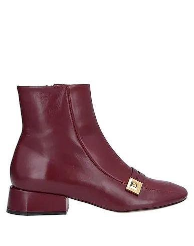 MULBERRY | Burgundy Women‘s Ankle Boot