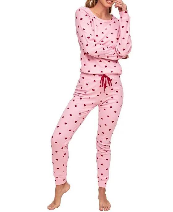 Muriel Women's  Pajama Long-Sleeve Top & Legging Pajama Set