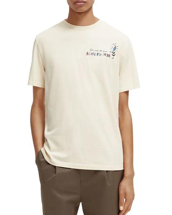 Music Artwork Slim Fit Short Sleeve Graphic Tee