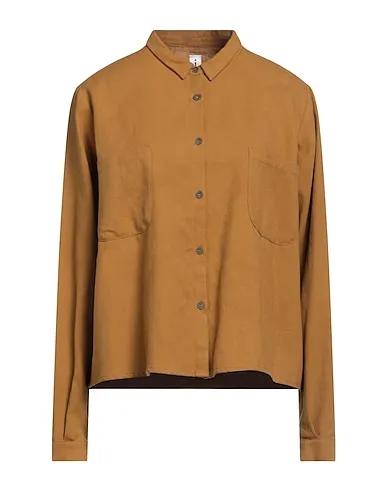 Mustard Flannel Solid color shirts & blouses