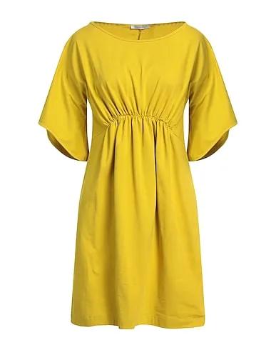 Mustard Jersey Short dress