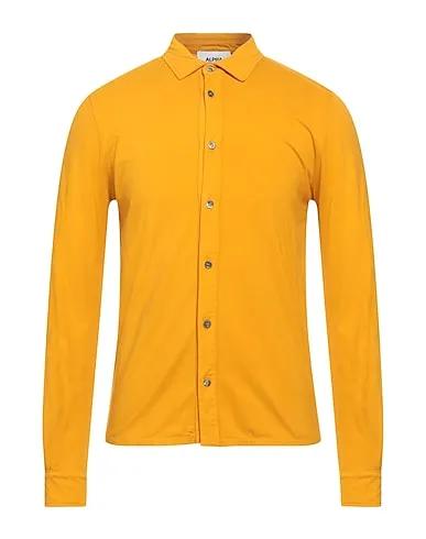 Mustard Jersey Solid color shirt