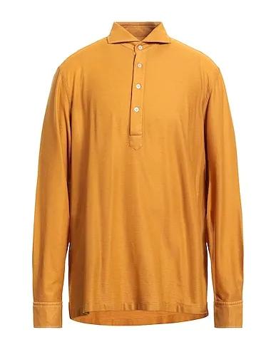 Mustard Jersey Solid color shirt
