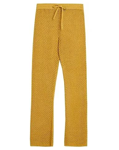 Mustard Knitted Casual pants