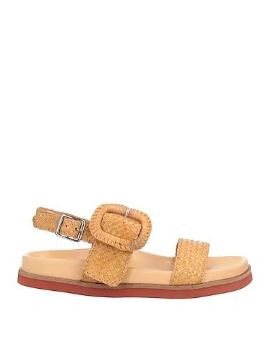 Mustard Leather Sandals