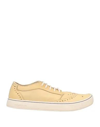 Mustard Leather Sneakers