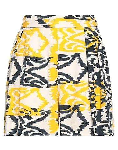 Mustard Plain weave Shorts & Bermuda