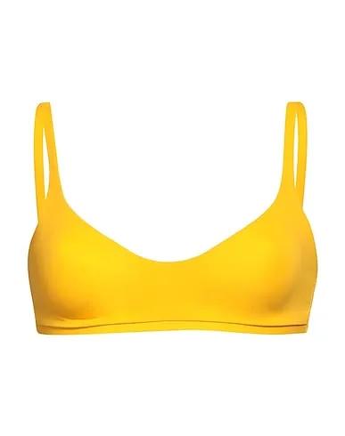 Mustard Synthetic fabric Bikini