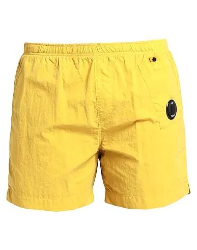 Mustard Techno fabric Swim shorts