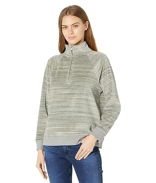 MWL Velour Space-Dyed Half-Zip Sweatshirt
