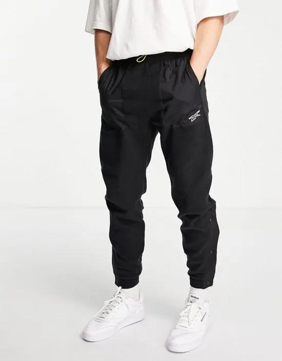 MYT sweatpants with toggle detail in black