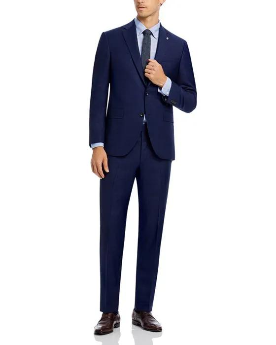 Napoli Crepe Weave Plaid Regular Fit Suit