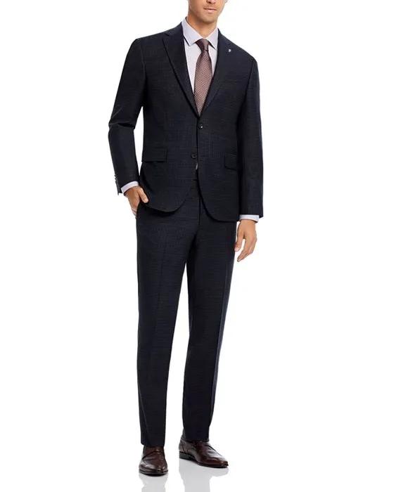 Napoli Crepe Weave Solid Regular Fit Suit