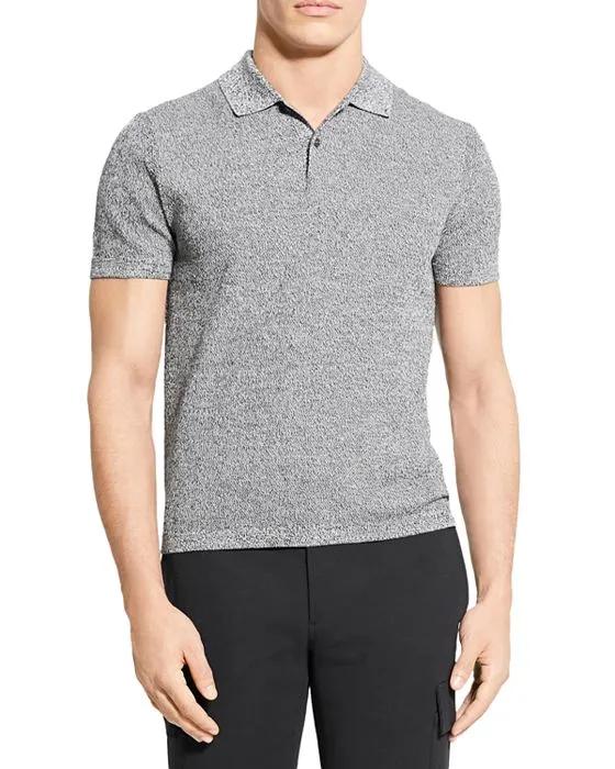 Nare Slim Fit Short Sleeve Textured Polo Shirt