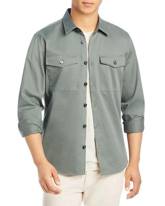 Nathan Relaxed Fit Long Sleeve Button Front Shirt