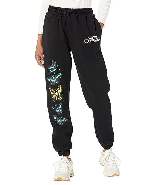 National Geographic X Parks Project Night Butterflies Joggers