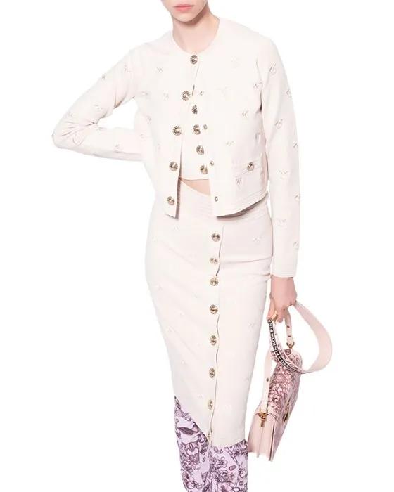 Navara Love Birds Embroidered Cardigan