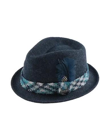 Navy blue Boiled wool Hat
