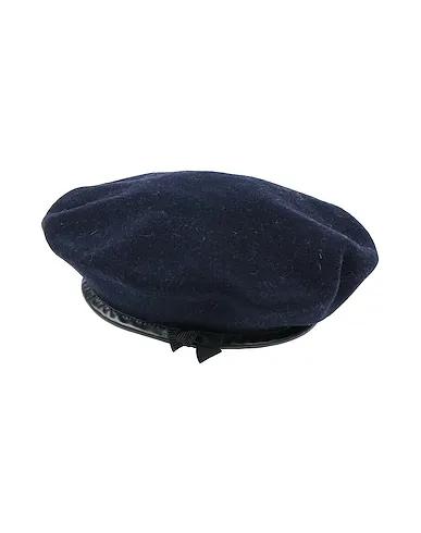 Navy blue Boiled wool Hat