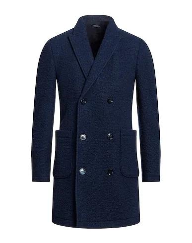Navy blue Bouclé Coat