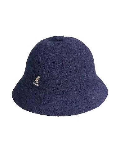 Navy blue Bouclé Hat