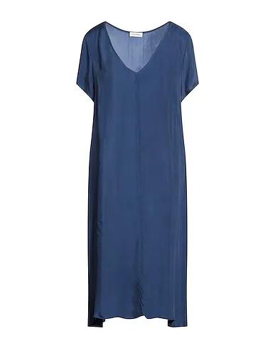 Navy blue Cady Midi dress