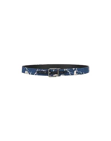 Navy blue Canvas Regular belt
