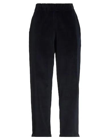Navy blue Chenille Casual pants