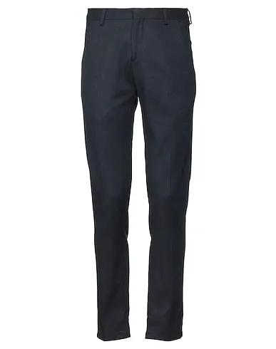 Navy blue Cool wool Casual pants