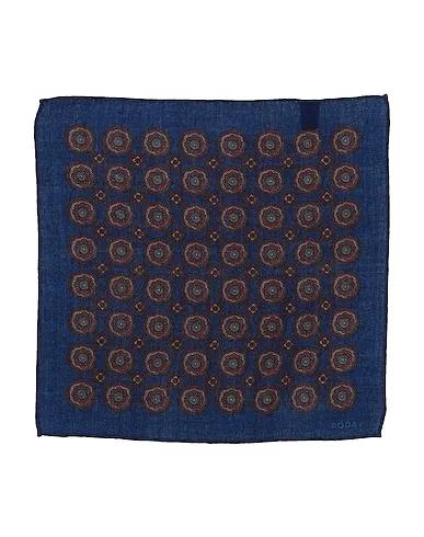 Navy blue Cotton twill Scarves and foulards