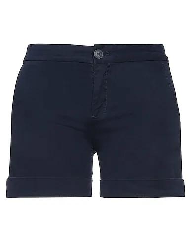 Navy blue Cotton twill Shorts & Bermuda