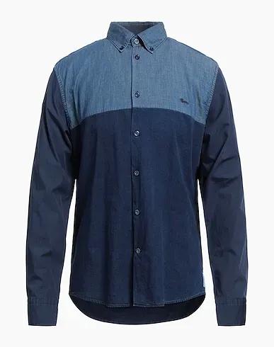 Navy blue Denim Denim shirt