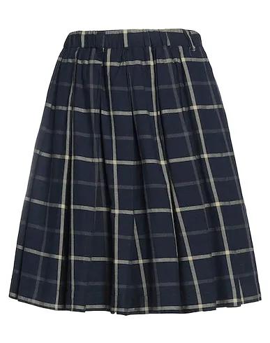 Navy blue Flannel Mini skirt