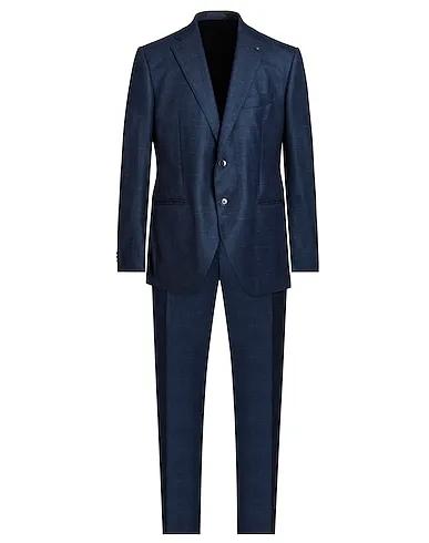 Navy blue Flannel Suits