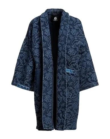 Navy blue Gabardine Full-length jacket