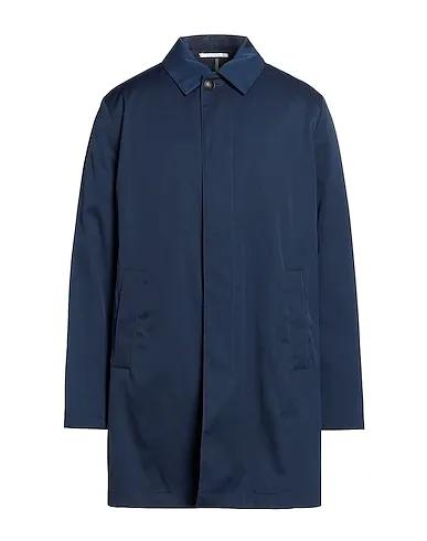 Navy blue Gabardine Full-length jacket