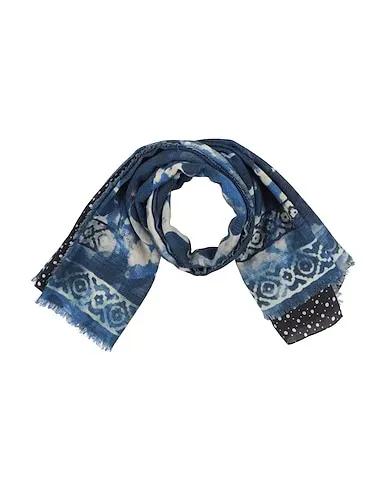 Navy blue Gauze Scarves and foulards