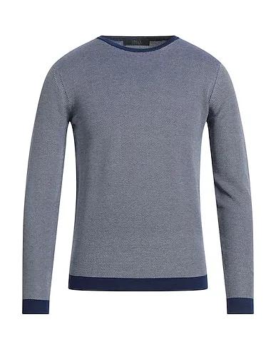Navy blue Jacquard Sweater