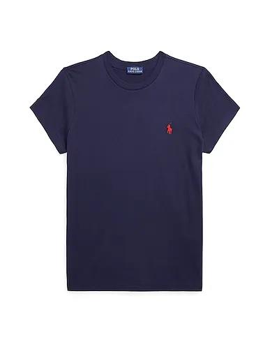 Navy blue Jersey Basic T-shirt