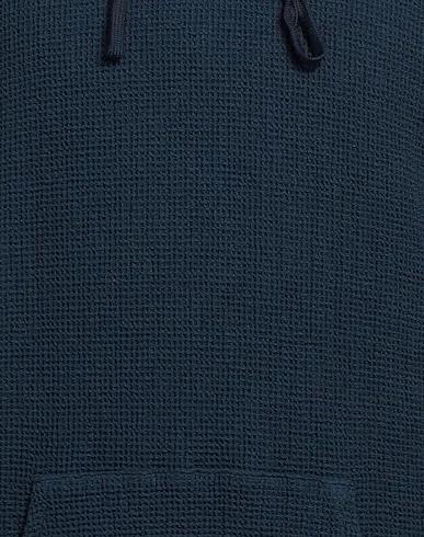 Navy blue Jersey Hooded sweatshirt