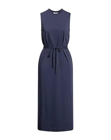 Navy blue Jersey Midi dress