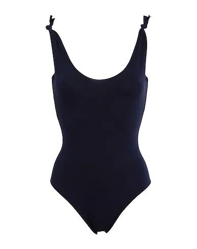 Navy blue Jersey One-piece swimsuits Ginestra
