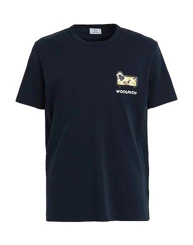Navy blue Jersey T-shirt CAMO SHEEP TEE 
