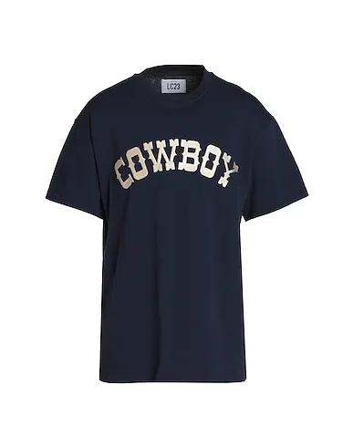 Navy blue Jersey T-shirt COWBOY T-SHIRT
