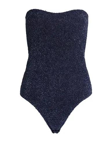 Navy blue Knitted Bustier